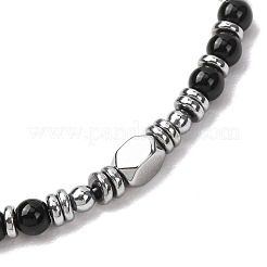 Pulseras ajustables de acero inoxidable 304 con cuentas de piedras preciosas&nbsp;FS-WG23DE2-11