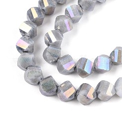 Fili di perle di vetro galvanizzate anti-ossidazione&nbsp;GLAA-T025-6mm-14A