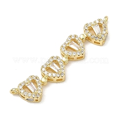 Pendenti dispiegabili in ottone micro pavé con zirconi cubici trasparenti per il giorno di San Patrizio&nbsp;KK-A293-27B-G