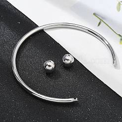 Offene Manschettenarmbänder aus Messing&nbsp;BJEW-G736-07P