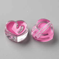 Perles acryliques émail transparent&nbsp;TACR-S155-004I