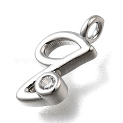 Ottone micro spianare pendenti zirconi&nbsp;KK-B132-12P-Q