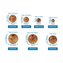 Unfertige Naturholzperlen&nbsp;WOOD-TA0002-41-LF