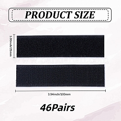 46 paio di nastri autoadesivi in nylon con velcro in poliestere&nbsp;DIY-CY0003-66A