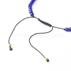 Bracelets de perles de nylon tressés réglables&nbsp;BJEW-JB06440-02