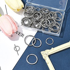 5 Stil 304 Edelstahl Schlüsselanhänger Verschluss Zubehörse&nbsp;STAS-FS0001-56