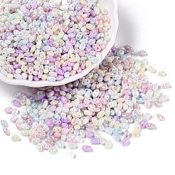 Undurchsichtige Farben Glanz Glas Saatperlen&nbsp;SEED-T006-02A