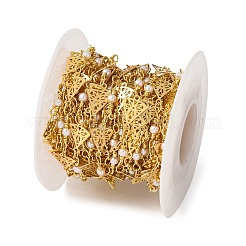 Catene di collegamento in ottone&nbsp;KK-D422-11G