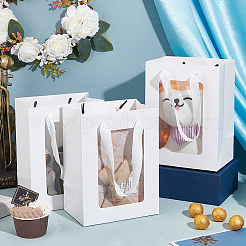 Sacs-cadeaux en papier rectangle&nbsp;ABAG-WH0048-09A