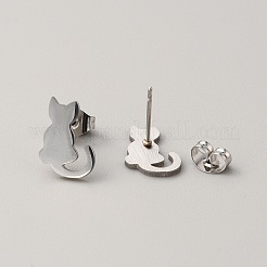 Pendientes de acero inoxidable 304 para mujer&nbsp;EJEW-TAC0010-023P
