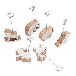 Portacarte con nome in legno di cavallo&nbsp;ODIS-KS0001-03