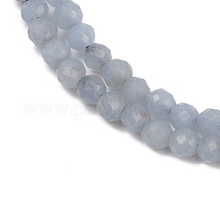 Chapelets de perles en angélite naturelle&nbsp;G-Z079-A01-02