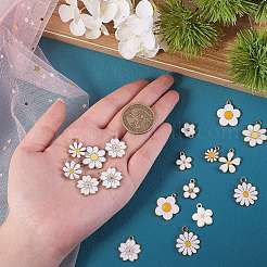 Colgantes de esmalte de aleación 75pcs 15 estilos&nbsp;ENAM-CJ0001-89