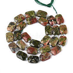 Natur Unakit Perlen Stränge&nbsp;G-T139-86