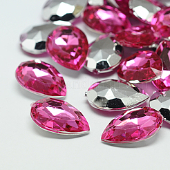 Cabochon strass acrilico di taiwan&nbsp;GACR-A017-10x14mm-M