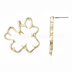 Orecchini in lega&nbsp;EJEW-T013-02LG-RS
