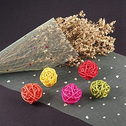 Rubans de maille déco paillettes coeur&nbsp;OCOR-BC0007-14