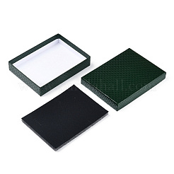 Boîtes à bijoux en carton texturé en losange&nbsp;CBOX-T006-01C