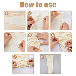 Remplacement de la fermeture éclair de la robe de mariée&nbsp;AJEW-WH0609-837D-02