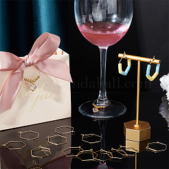 80 pieza de accesorios para pendientes de aro de acero inoxidable 316&nbsp;STAS-UN0056-79