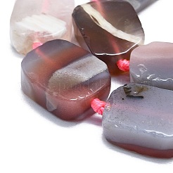 Chapelets de perles en agate naturelle du Botswana&nbsp;G-K245-J10-B01