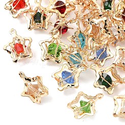 40 Stück 8 Farben Strass-Anhänger&nbsp;IFIN-YW0003-95