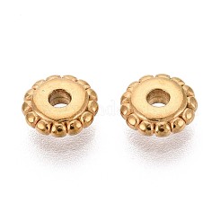 Cuentas de disco de acero inoxidable 304&nbsp;STAS-P319-14B-G
