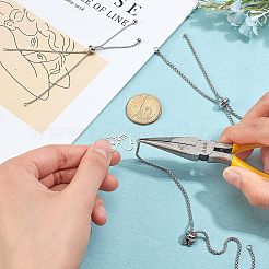 Kits de diy para hacer pulseras deslizantes de acero inoxidable&nbsp;DIY-UN0001-91