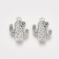 Tibetischer stil Aluminium Anhänger & Charms&nbsp;TIBE-S314-67AS-LF