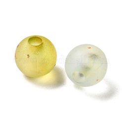 Perles en acrylique transparent mat&nbsp;OACR-F013-13H