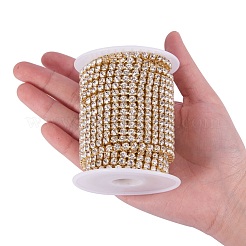 Chaînes en laiton avec strass&nbsp;CHC-T001-SS18-01C