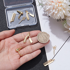 8 colgante de latón para peluquería de 4 estilos&nbsp;KK-UN0006-11