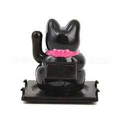 Maneki-neko-Figuren aus ABS-Kunststoff mit Solarantrieb&nbsp;DJEW-B017-01B-04