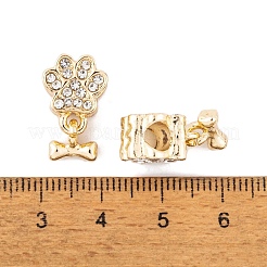 Europäische baumelnde charme der zahnstangenüberzuglegierung strass&nbsp;FIND-C055-19M