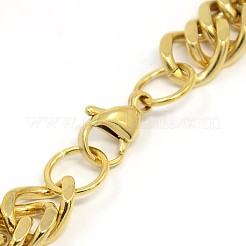 Bracelets à maillons cubains en acier inoxydable 304 à la mode&nbsp;X-STAS-A028-B064G