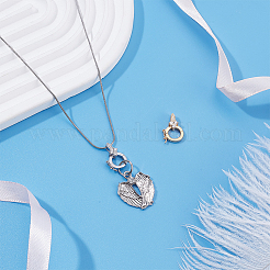2 Stück 2 Farben S925 Sterling Silber Micro Pave klar klare Zirkonia Twister Verschlüsse&nbsp;STER-PH0003-56