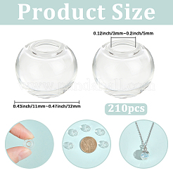 210 bouteille sphérique en verre soufflé mécanisé à un trou&nbsp;BLOW-PA0001-04B