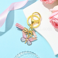 Porte-clés en acrylique et alliage émaillé&nbsp;KEYC-FS00026-04
