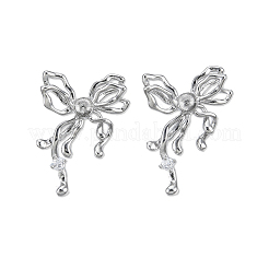 Risultati dell'orecchino a perno in ottone con pavé di zirconi chiari&nbsp;KK-N232-438P-A