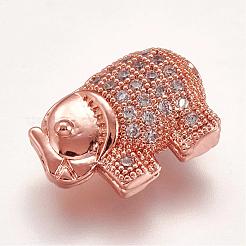 Perline zirconi micro pave  in ottone&nbsp;ZIRC-G096-32
