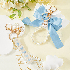 2 porte-clés 2 styles en coton&nbsp;KEYC-CP0001-24D