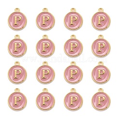Encantos de esmalte de aleación de oro plateado&nbsp;LS-ENAM-S118-07P