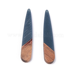 Pendenti in resina e legno di noce&nbsp;X-RESI-S358-40P