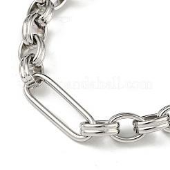 Anlaufgeschützte Figaro-Kettenarmbänder aus Edelstahl 201&nbsp;STAS-Z056-09P