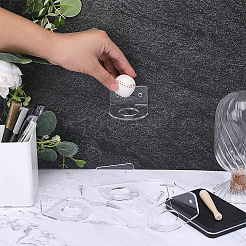 2 Stück Acryl-Golfball-Displayhalter zur Wandmontage&nbsp;ODIS-WH0025-309-1