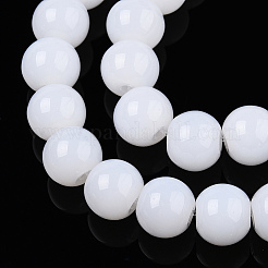 Nachahmung Jade Glasperlen &nbsp;GLAA-T032-J8mm-01
