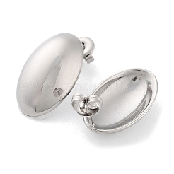 Pendientes de botón de acero inoxidable 304 que no se deslustran&nbsp;EJEW-H115-19P