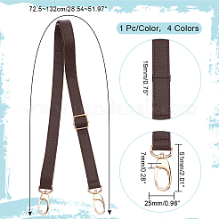 4 sangle de sac réglable en similicuir 4 couleurs&nbsp;FIND-PH0017-51