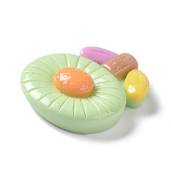 Cabochon in resina opaca a tema primavera 9 pz 9 stili&nbsp;RESI-E037-01