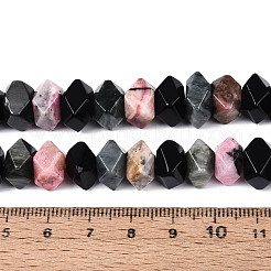 Colliers de perles naturelles en rhodonite&nbsp;G-N358-01A-03